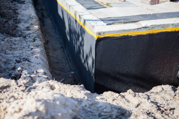 Professional Exterior Waterproofing technician working in New Bremen, OH